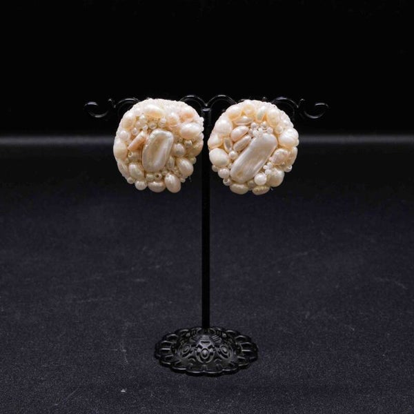 Clous d'oreilles en Perles de Nacre