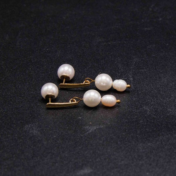 Boucles Clous d'oreilles en Nacre