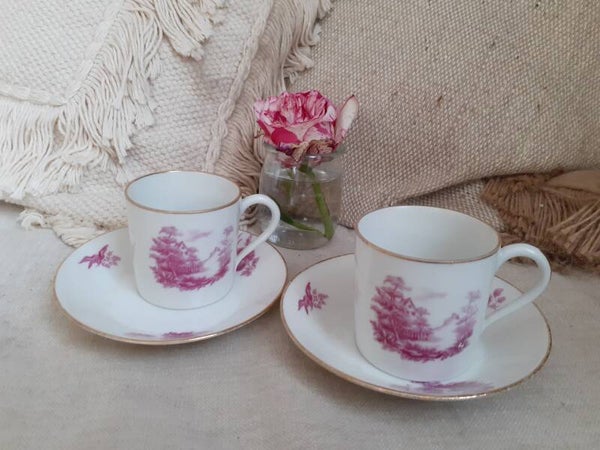 jolie tasse camaieu rose
