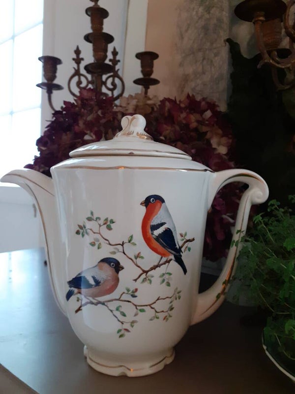 Theiere " Oiseaux sur une branche"