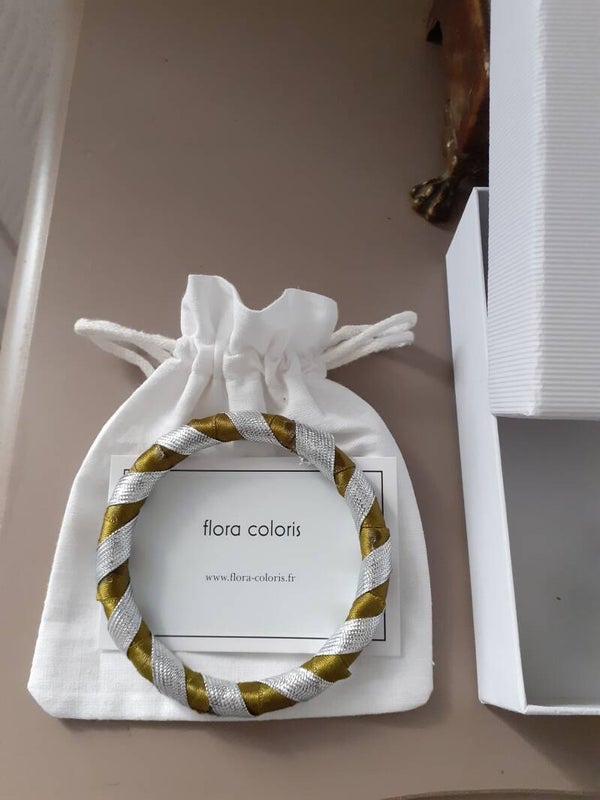 Comme un Berlingot/ Bangles Collection SATIN/ PM BRACELET FIN