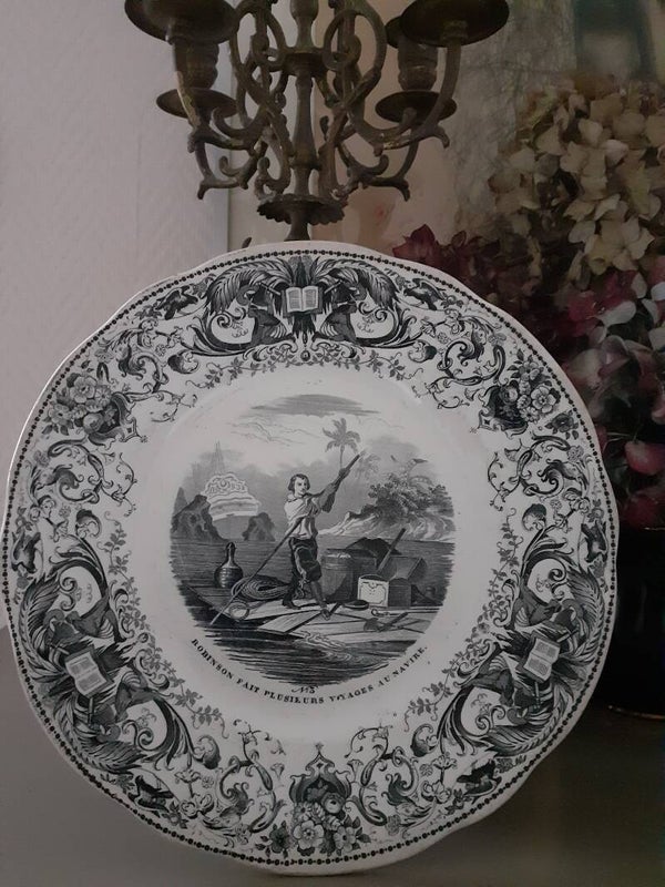 Assiette parlante ROBINSON