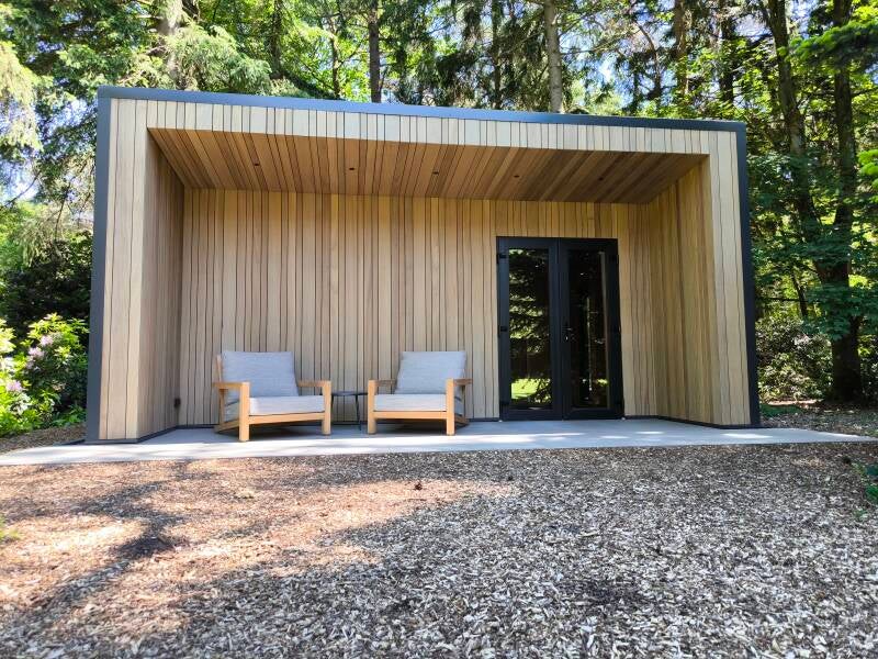 Maatwerk tuinhuis overkapping