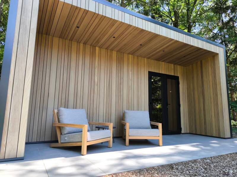 Maatwerk tuinhuis overkapping