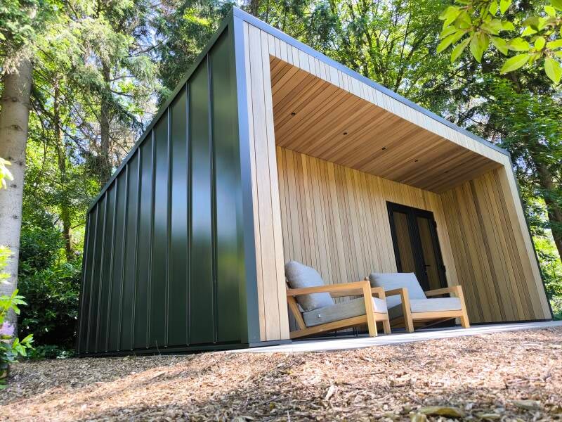 Maatwerk tuinhuis overkapping