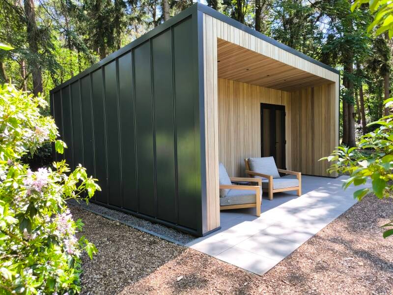 Maatwerk tuinhuis overkapping