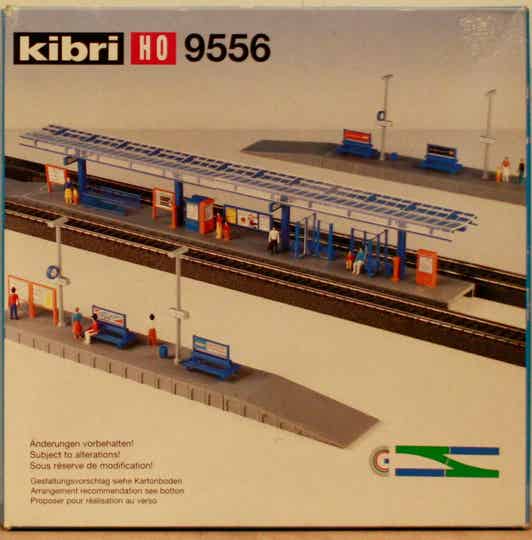 Kibri HO 9556 Station perron