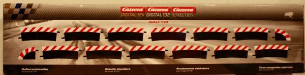Carrera Evolution Digitaal 1/32 en 1/24 bocht 4 buitenkant slipstroken