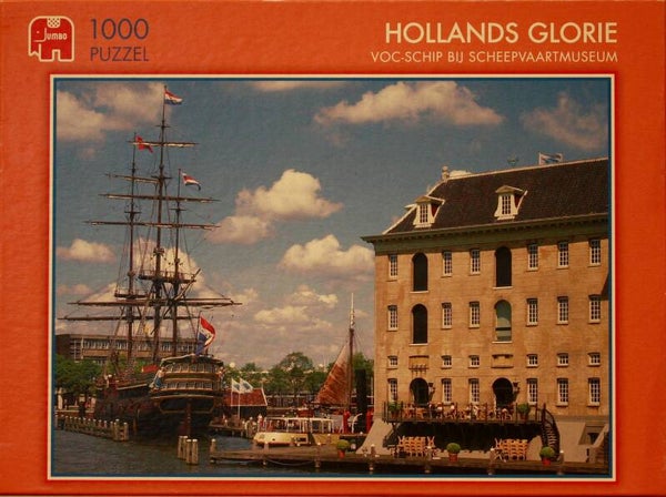 Jumbo Hollands glorie VOC-schip bij scheepvaartmuseum 1000 st.