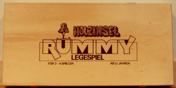 Holzinsel Rummy legspel