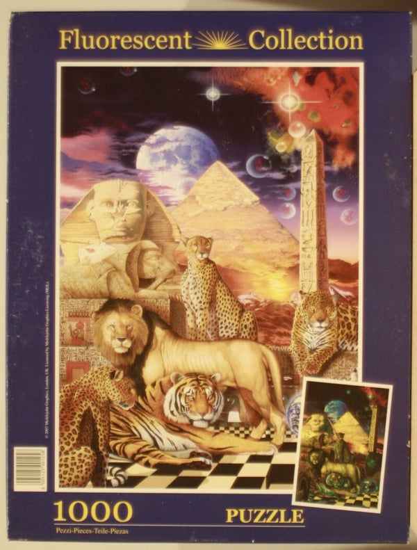 Clementoni Fluorescent puzzel Pharao's pride 1000 stukjes