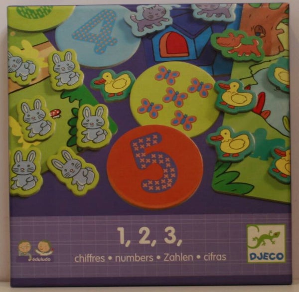 Djeco 1, 2, 3,  Cijfers