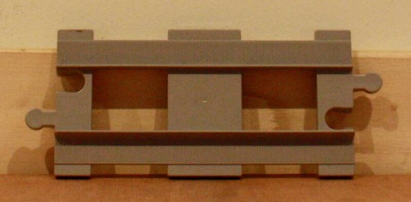 duplo Treinrails Recht Licht grijs