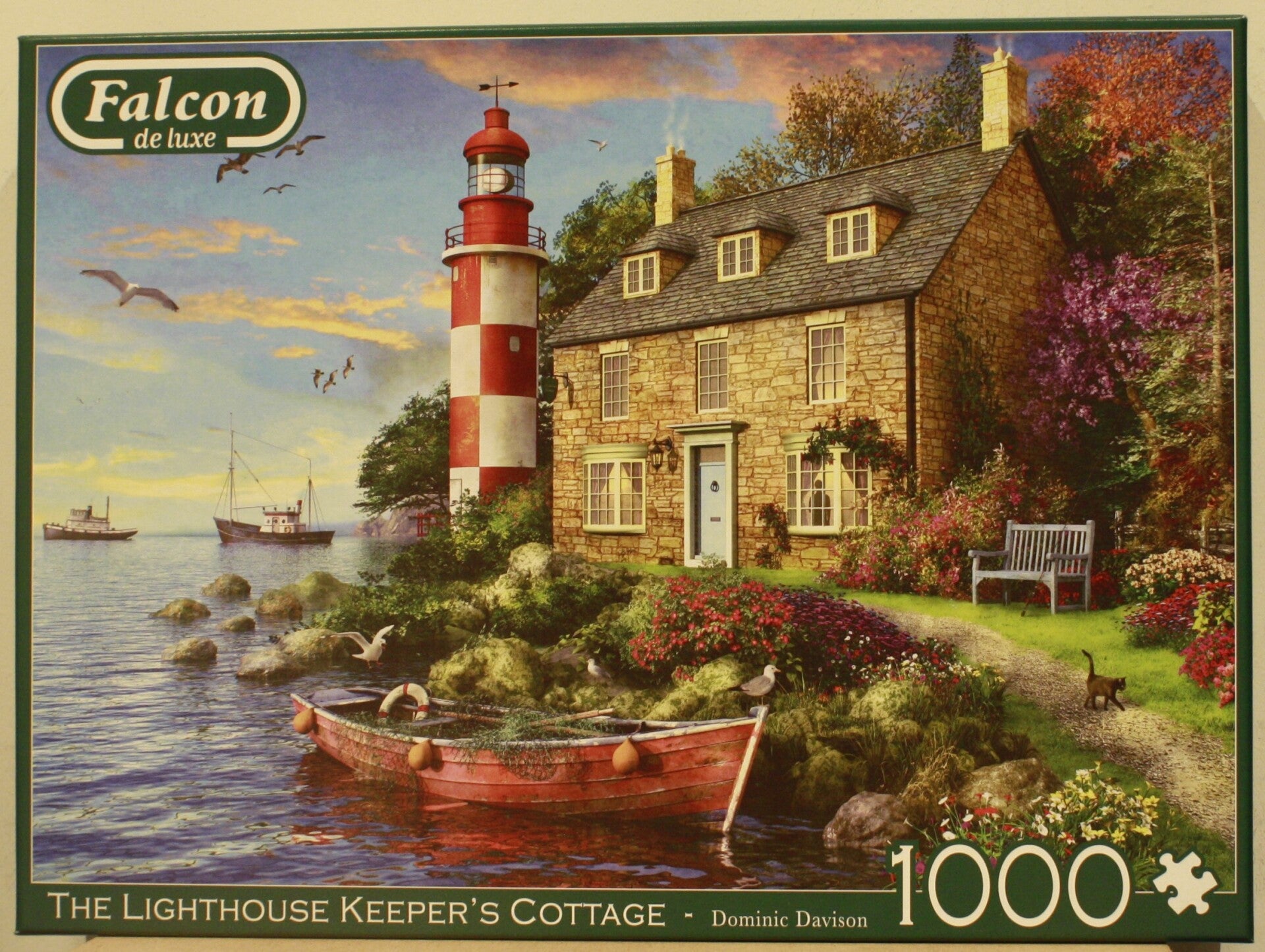 Falcon puzzel The lighthouse keeper's cottage 1000 stukjes