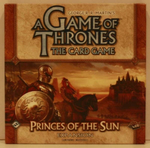 Fantasie flight games A game of thrones  card game Princes of the sun expansion