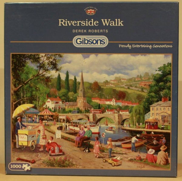 Gibsons puzzel Riverside Walk 1000 stukjes