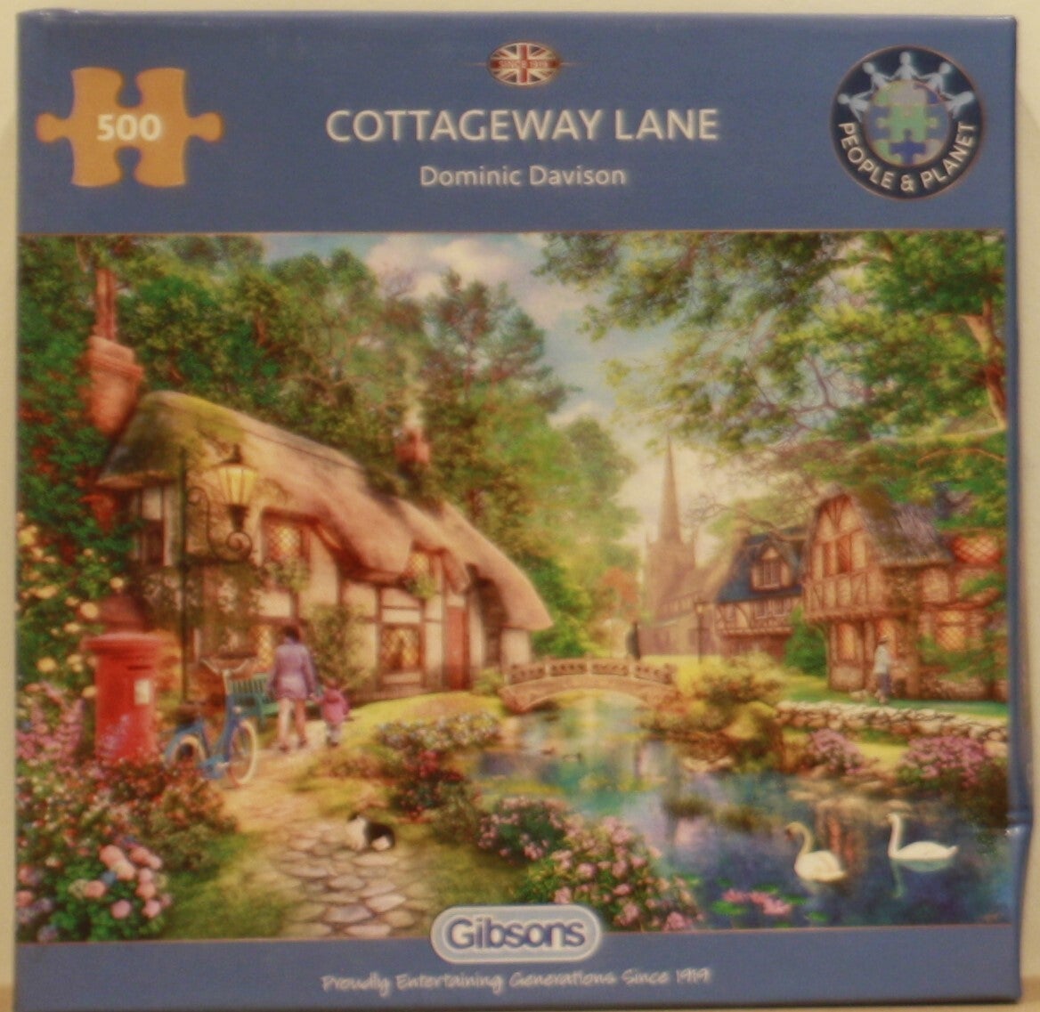 Gibsons puzzel Cottageway Lane 500 stukjes