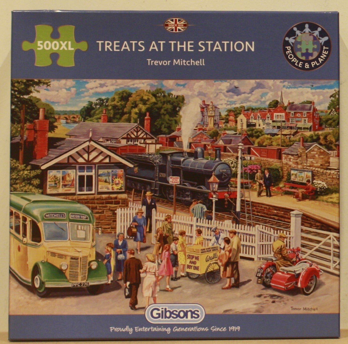 Gibsons puzzel Treats at the station 500XL stukjes