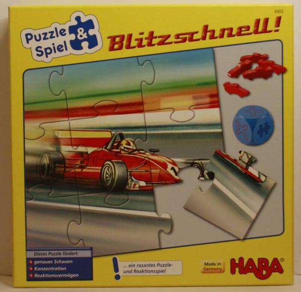 Haba 4303 puzzel en spel Bliksemsnel
