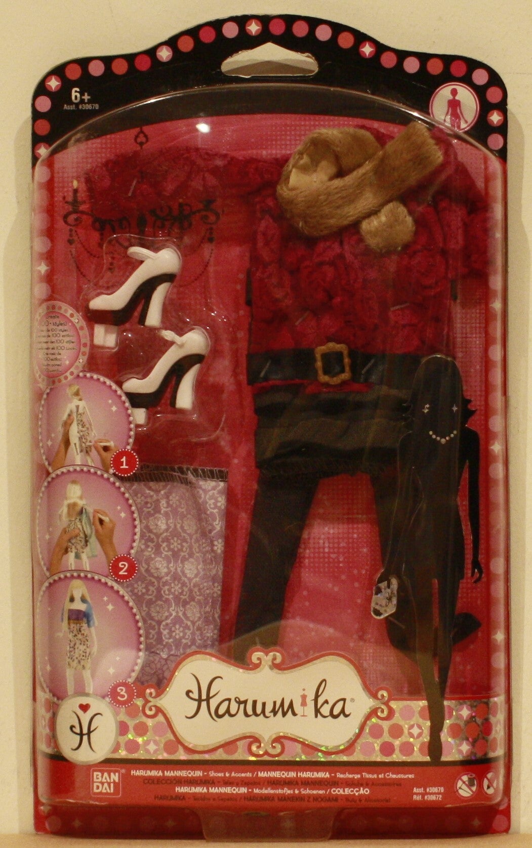 Harumika  30672 Modellen stofjes en Schoenen