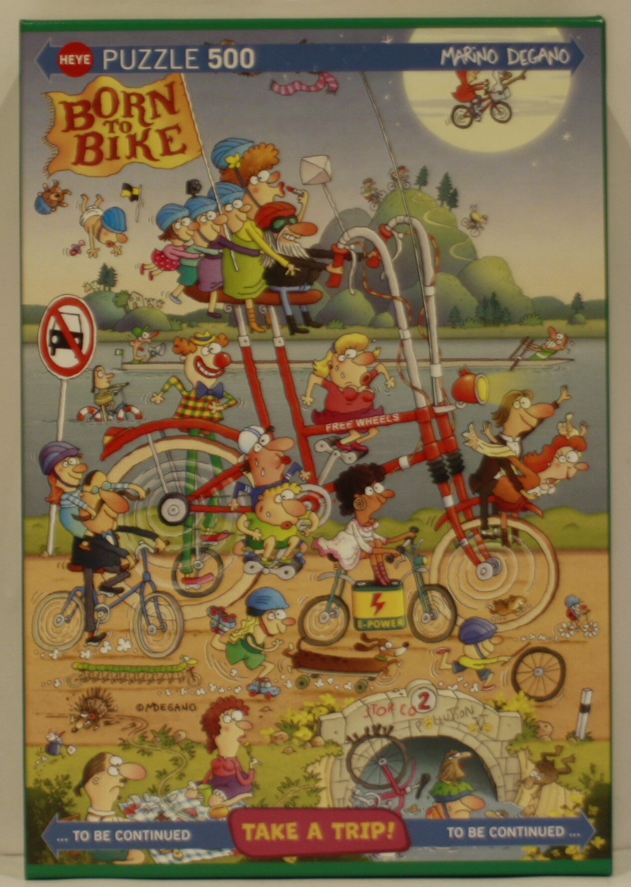 Heye 30074 puzzel Take A Trip! Marino Degano 500 stukjes