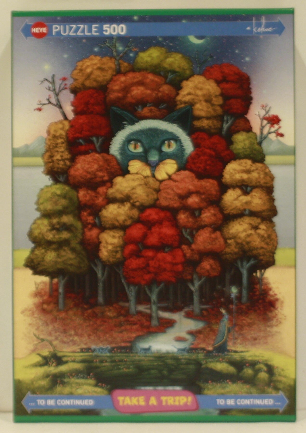 Heye 30114 puzzel Take A Trip! Andy Kehoe 500 stukjes