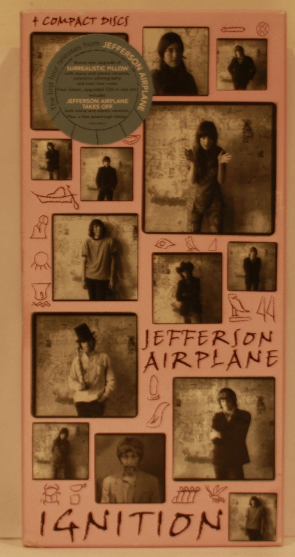 Jefferson airplane 4 cd in een box