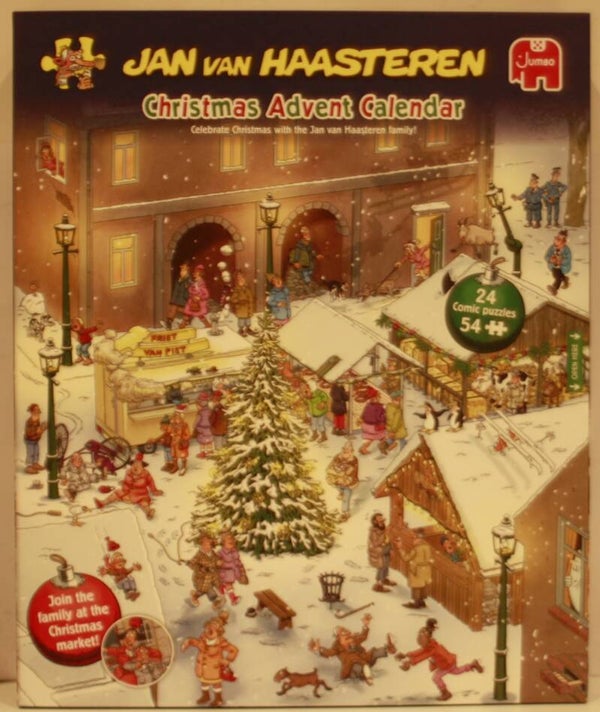 Jan van Haasteren 1110100882 Adventcalender 2026 24 x 54 stukjes