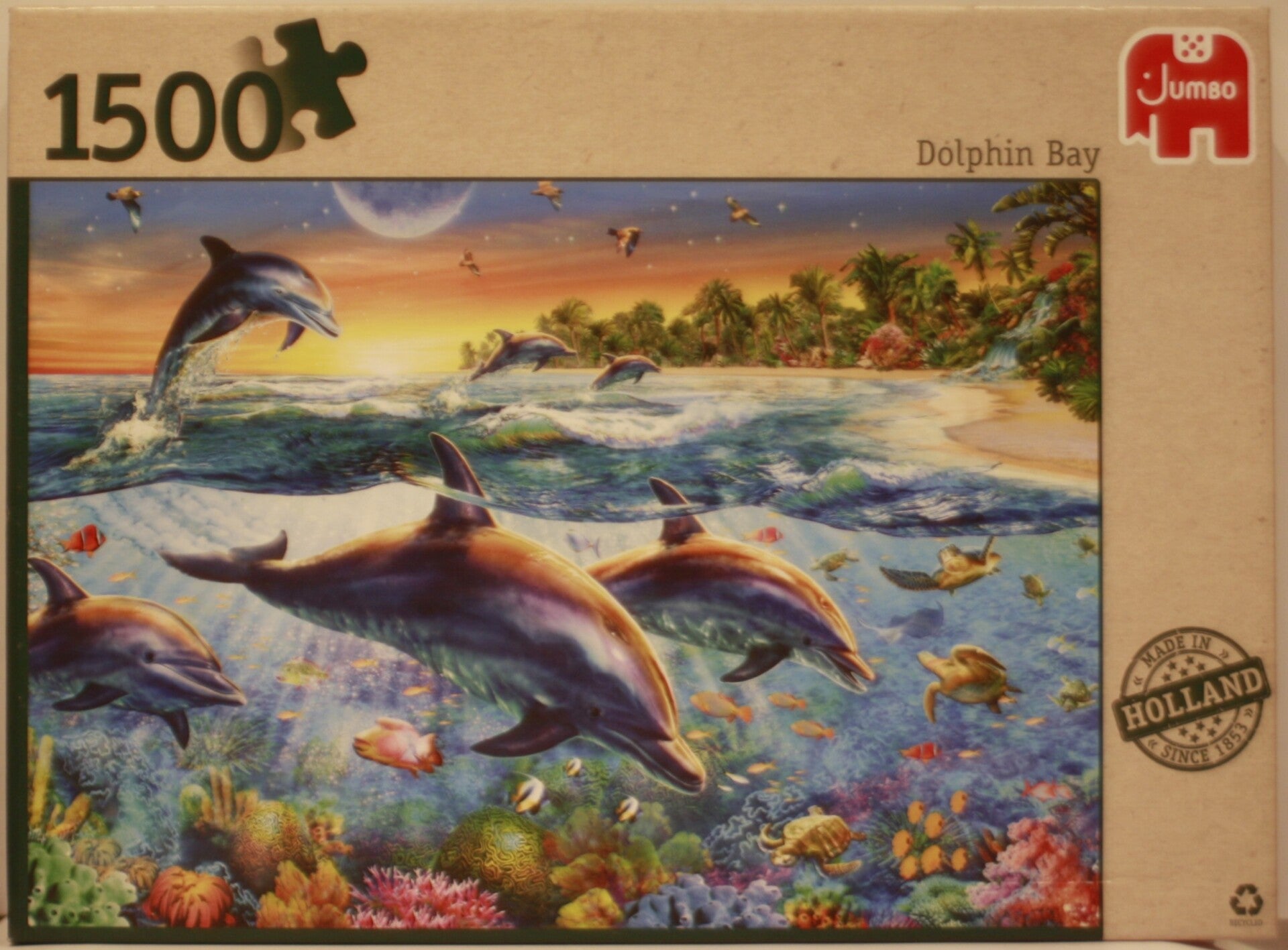 Jumbo puzzel Dolphin Bay  1500 stukjes