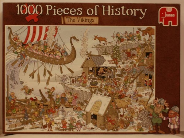 Jumbo puzzel Pieces of History 19201 De Vikingen 1000 stukjes