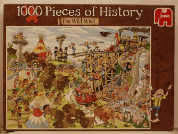 Jumbo pieces of history 19210 Het wilde Westen 1000 stukjes