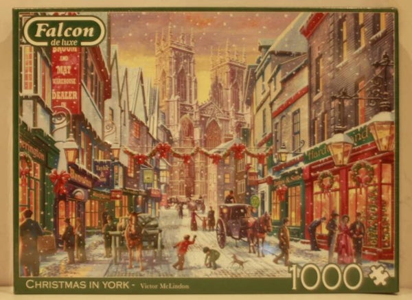Falcon 11277 puzzel Christmas in York 1000 stukjes