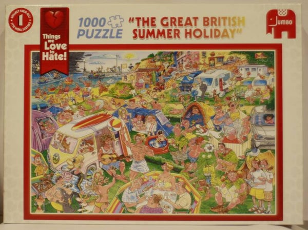 Jumbo 17001 puzzel The great british summer holiday 1000 stukjes