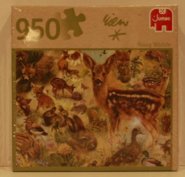 Jumbo 81728 puzzel Rien Poortvliet Young Wildlife 950 stukjes