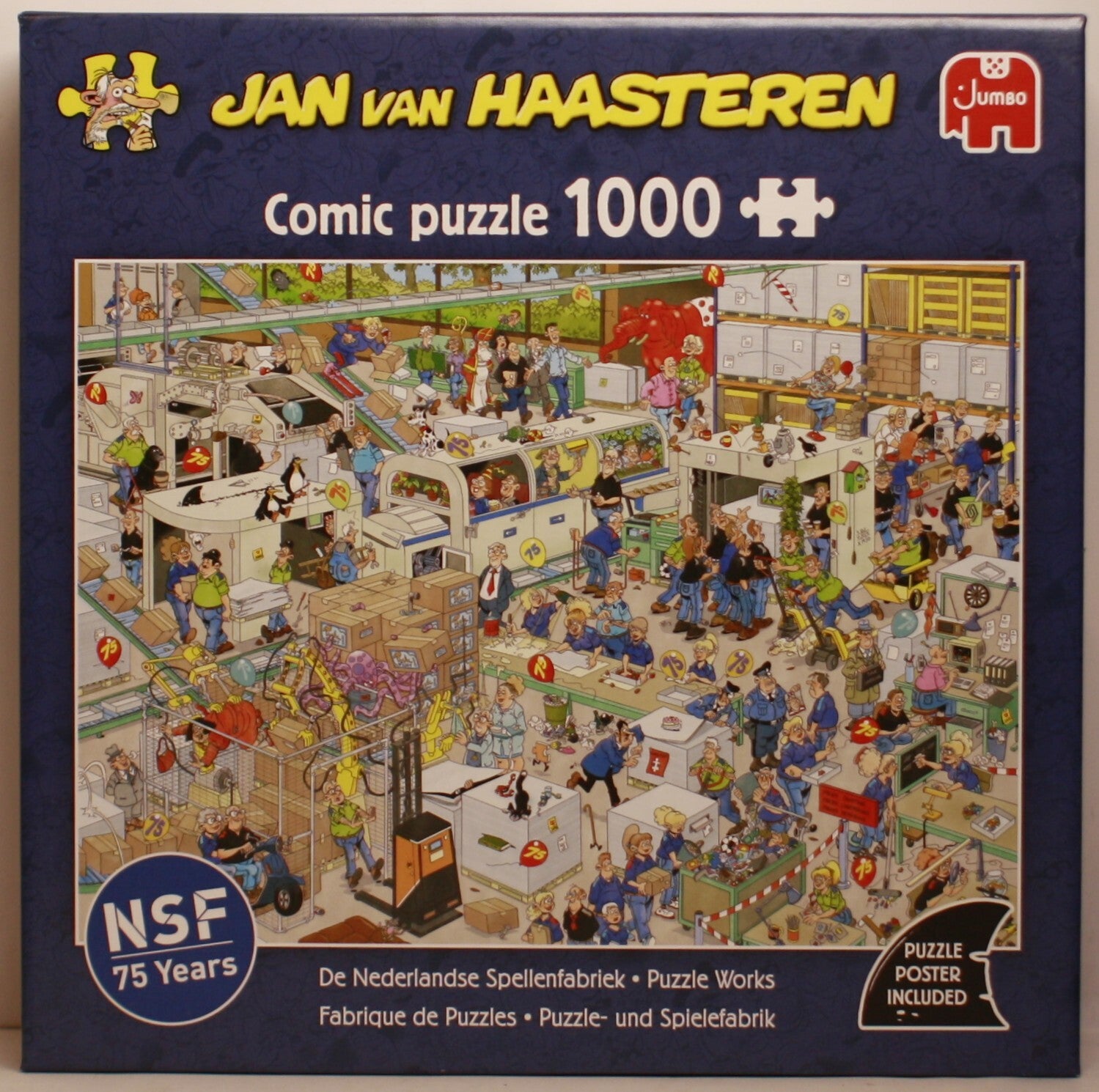 Jan van Haasteren 1110100539 NSF 75 jaar De Nederlandse Spellenfabriek 1000 stukjes