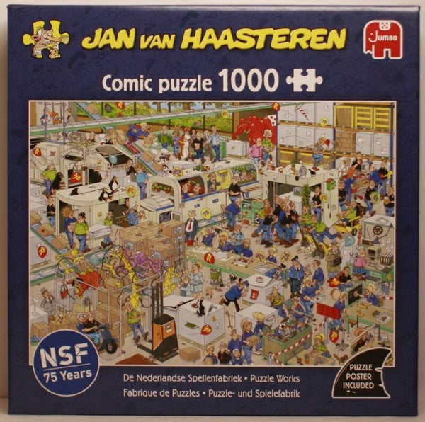 Jan van Haasteren 1110100539 NSF 75 jaar De Nederlandse Spellenfabriek 1000 stukjes
