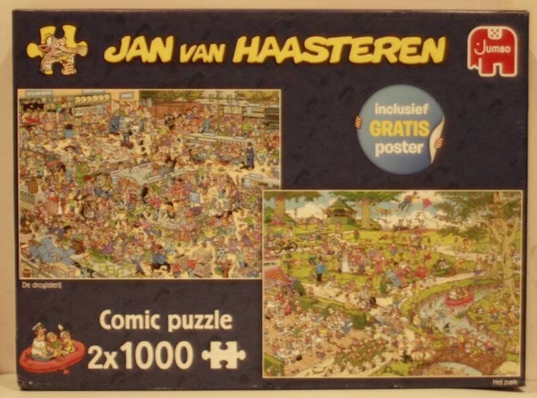Jan van Haasteren 1119800313 De drogisterij / Het Park 2x 1000 st.