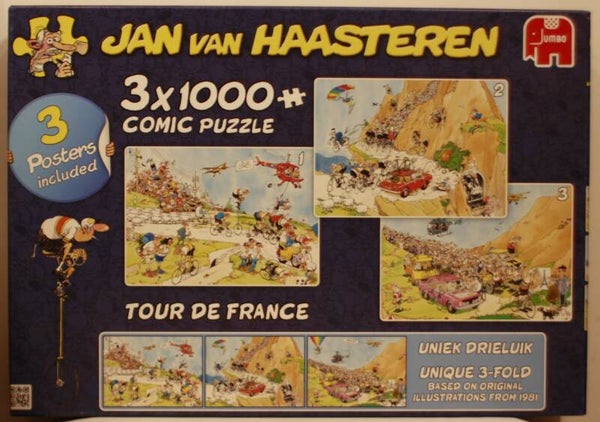 Jan van Haasteren 19019 Tour de france 3 x 1000 stukjes