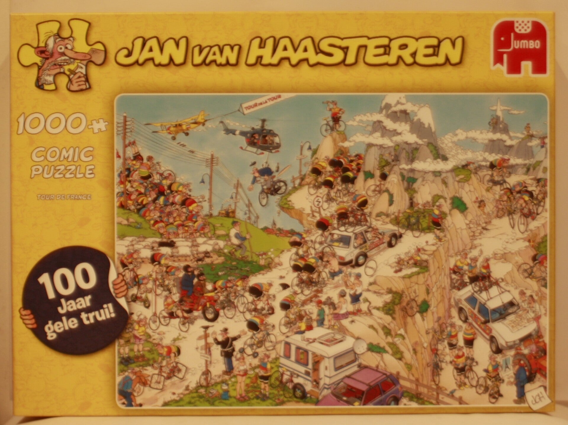 Jan van haasteren 81692 Tour de France 100 jaar gele trui