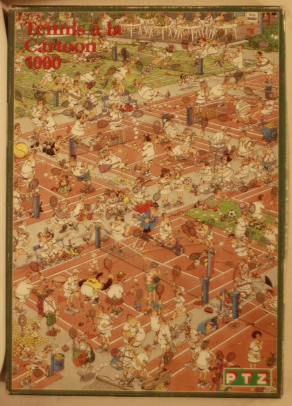 Jan van Haasteren 100-2300 d Tennis á la Cartoon 1000 stukjes