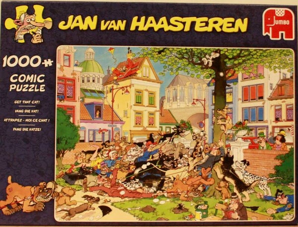 Jan Van Haasteren 19056 Vang die kat 1000 st. puzzel