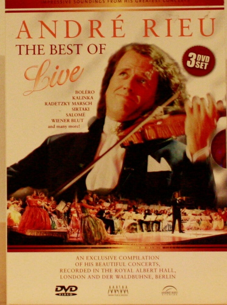 Andre Rieu The Best of Live 3 DVD box