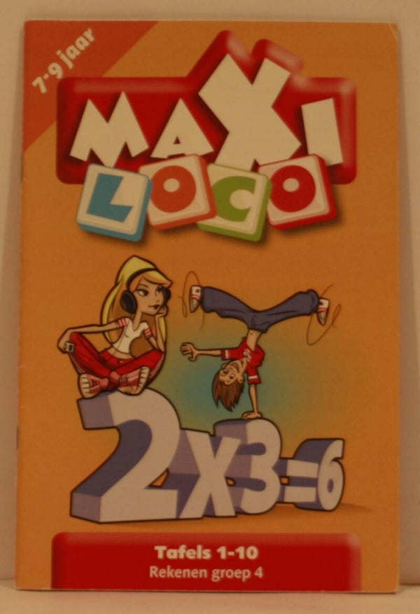 Loco maxi boekje tafels 1-10