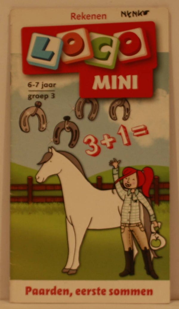 Loco mini rekenen Paarden, eerste sommen