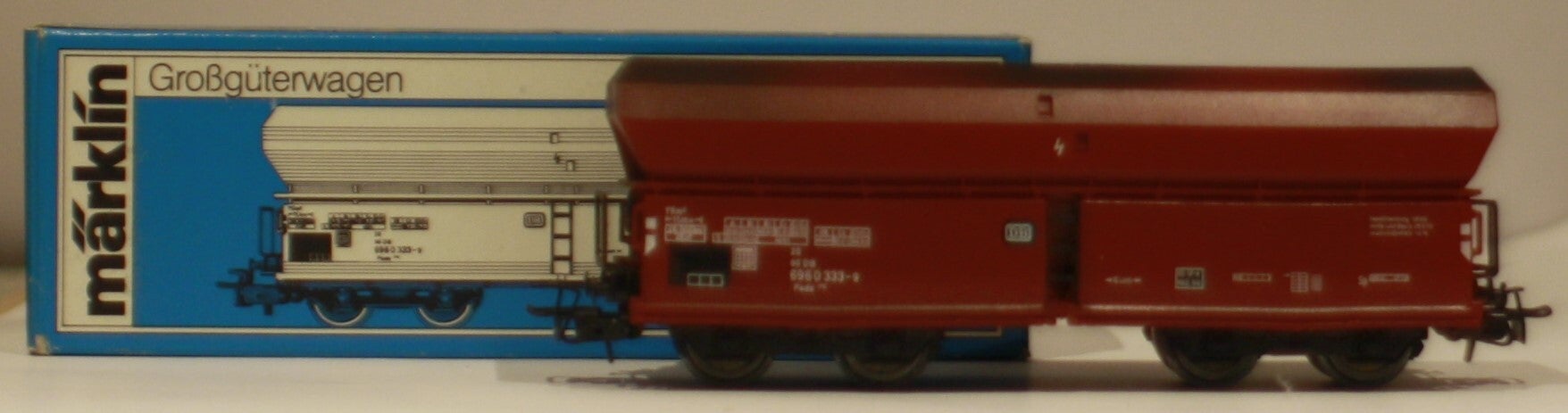 Marklin 4624 Grote goederenwagen Onderlosser