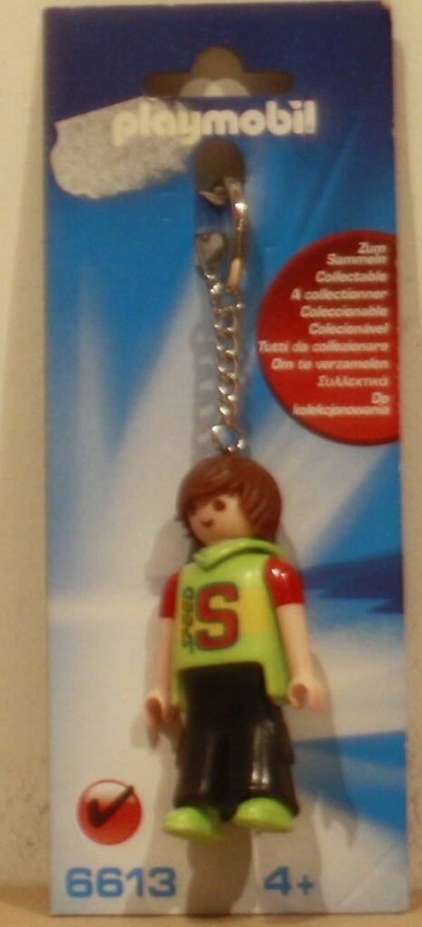 Playmobil sleutelhanger skater
