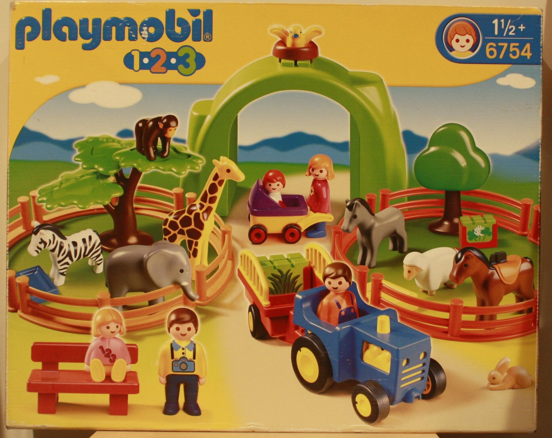 Playmobil 1.2.3 Grote Dierentuin set
