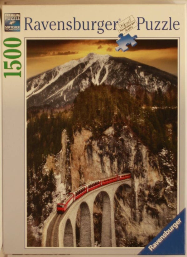 Ravensburger 163588 puzzel Winterse bergkloof 1500 stukjes
