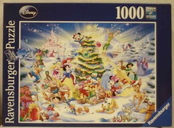Ravensburger 192878 puzzel Kerstmis met Disney 1000 stukjes