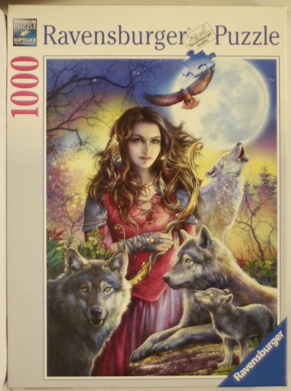 Ravensburger 196647 puzzel Beschermvrouwe van de wolven 1000 stukjes